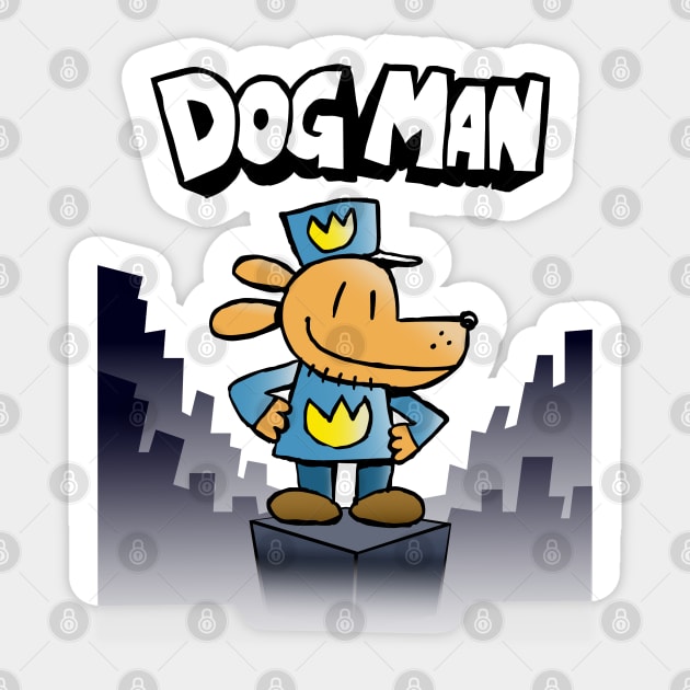 Dog Man Sticker by ilrokery